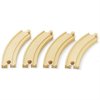 4 Pack Large Curved Tracks by Brio 33342 Wooden Train System