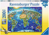 World Landmarks Map XXL 200 Piece Jigsaw Puzzle