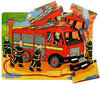 9 Piece Tray Puzzle Fire Engine by Big Jigs Toys