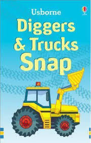 Diggers and Trucks Snap Cards by Usborne