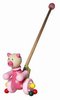 Push Along Wooden Pig 18m Toy