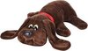 Pound Puppies - Dark Brown - Retro Classic Soft Toy Animal