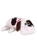 Pound Puppies - White With Spots and Brown Ears Soft Toy