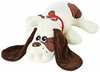 Pound Puppies - Cream With Spots and Long Brown Ears Soft Toy