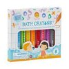 8 Coloured Bath Crayons by Tiger Tribe 3+