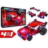 Laser Pegs Multi Models - 4-in-1 Red Racer Construction Sets