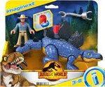 Imaginext Jurassic World Dominion Stegosaurus & Dr Grant Figures